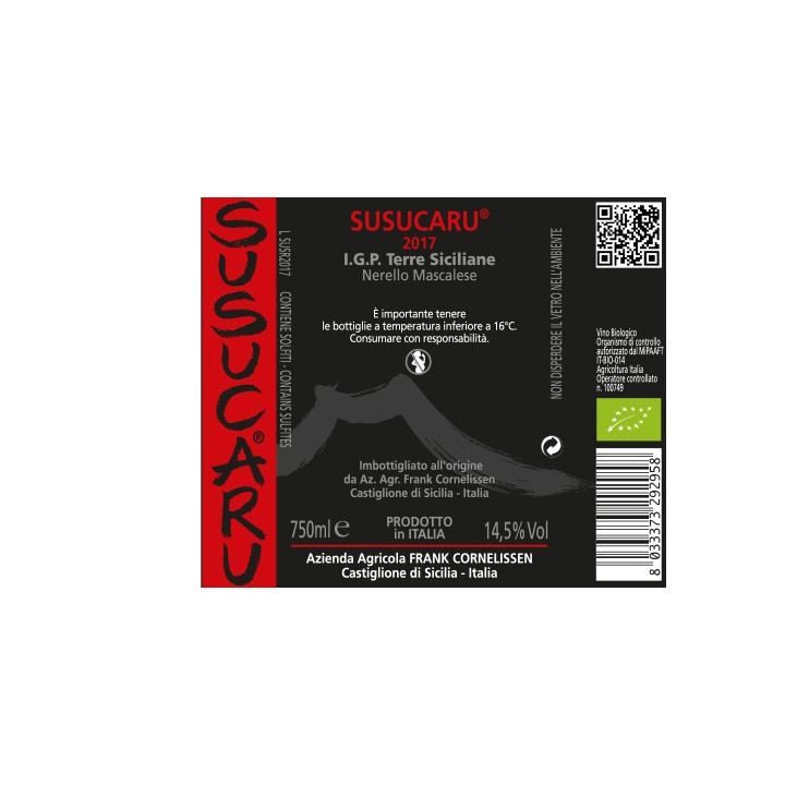 Susucaru Rosso Cornelissen 2020 lt.0,75